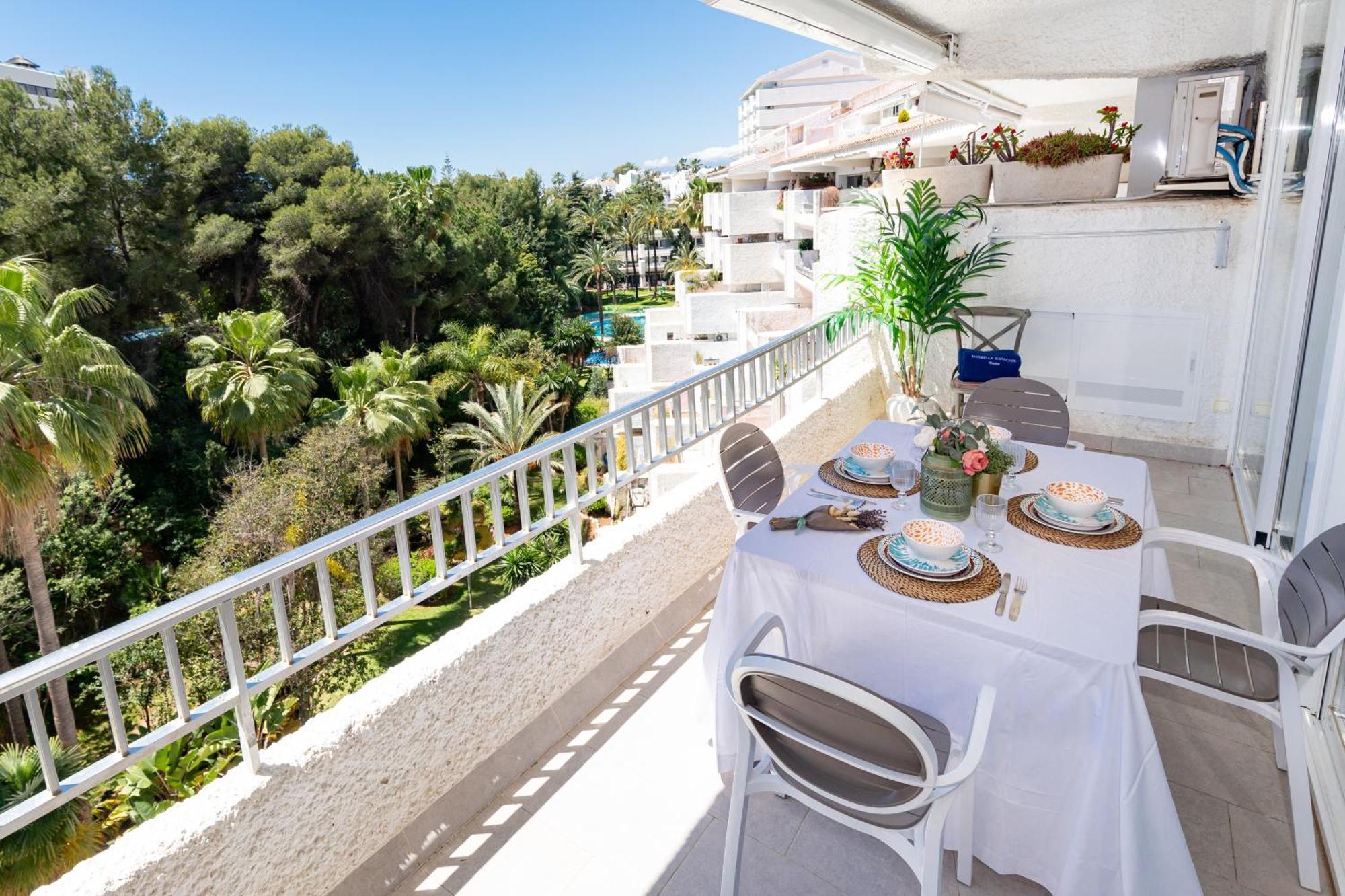 Escapada Perfecta En Terraza, Piscina Parking Y Sol Apartemen Marbella